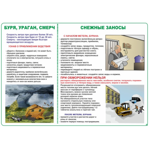 Комплект плакатов 'Уголок гражданской защиты' (А3)