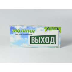 Светильник аварийный светодиодный Молния РИП «Выход» 220В с аккумулятором