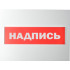 Сменное табло 'Блокировка автоматики' для светоуказателя Молния