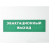 Сменное табло 'Эвакуационный выход' для светоуказателя Молния