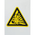 Знак W02 'Взрывооопасно' 200х200х200 мм