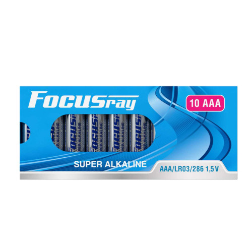 Батарейка FOCUSray LR03/BOX10 Super Alkaline 1/24/48