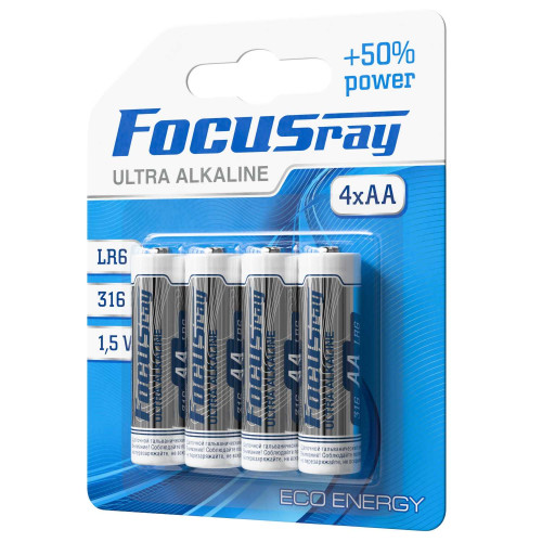 Батарейка FOCUSray LR6/BL4 Ultra Alkaline 1/12/144