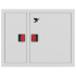 Шкаф пожарный ШП-К-О-Пульс-315 ВЗБ ЕВРО правый с евроручкой (встроенный, закрытый, белый)