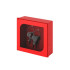 Ключница для 3 ключей Kibox 82301 с окошком из серого пластика