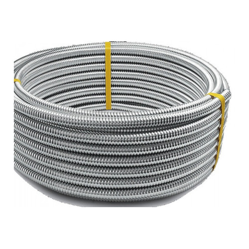 Труба гофрированная из нержавеющей стали SS304 Stahlmann 20A, неотожженная, бухта 10 м