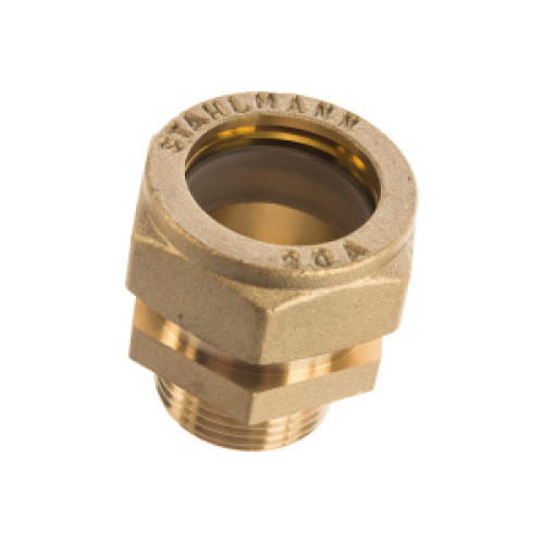 Муфта Stahlmann (М) 15 x 1/2 EF труба - наружная резьба (папа)