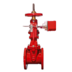 Задвижка фланцевая T-1450 с концевыми выключателями DOSY DN65, 16 Bar, 250 Psi (Duyar)