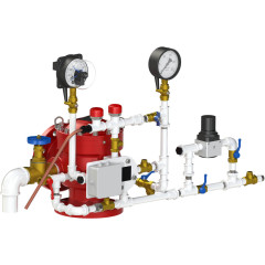 Узел управления спринклерный воздушный УУ-С100/1.2В3(Э24)-ВФ.04 с клапаном КСД-100 типа КМУ с электроприводом на 24В