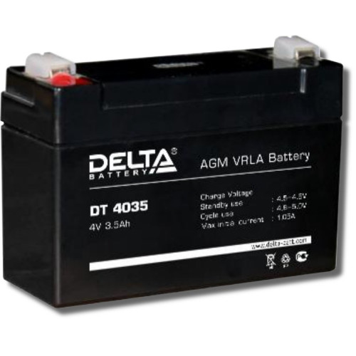 Аккумуляторная батарея DT 4035 (4В 3,5Ач) 90х34х66 мм