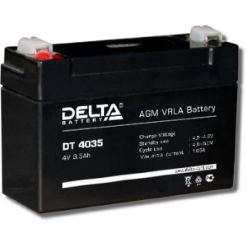 Аккумуляторная батарея DT 4035 (4В 3,5Ач) 90х34х66 мм