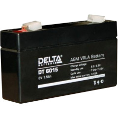 Аккумуляторная батарея DT 6015 (6В. 1,5Ач) 97х24х58мм