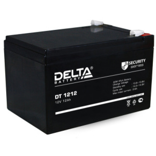Аккумуляторная батарея Delta DT 1212 (12В 12Ач) 151х98х101 мм