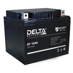 Аккумуляторная батарея Delta DT 1240 (12В 40Ач) 198х166х170 мм