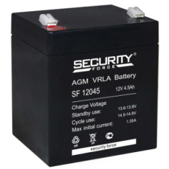 Аккумуляторная батарея Security Force SF 12045 (12В 4,5Ач) 90х70х101 мм