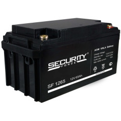Аккумуляторная батарея Security Force SF 1265 (12В 65Ач) 350х167х174 мм