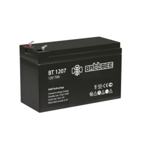 Аккумуляторная батарея BT 1207 (12В 7,2Ач) 151х65х100 мм