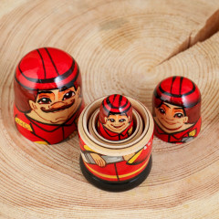 Матрешка Пожарная команда